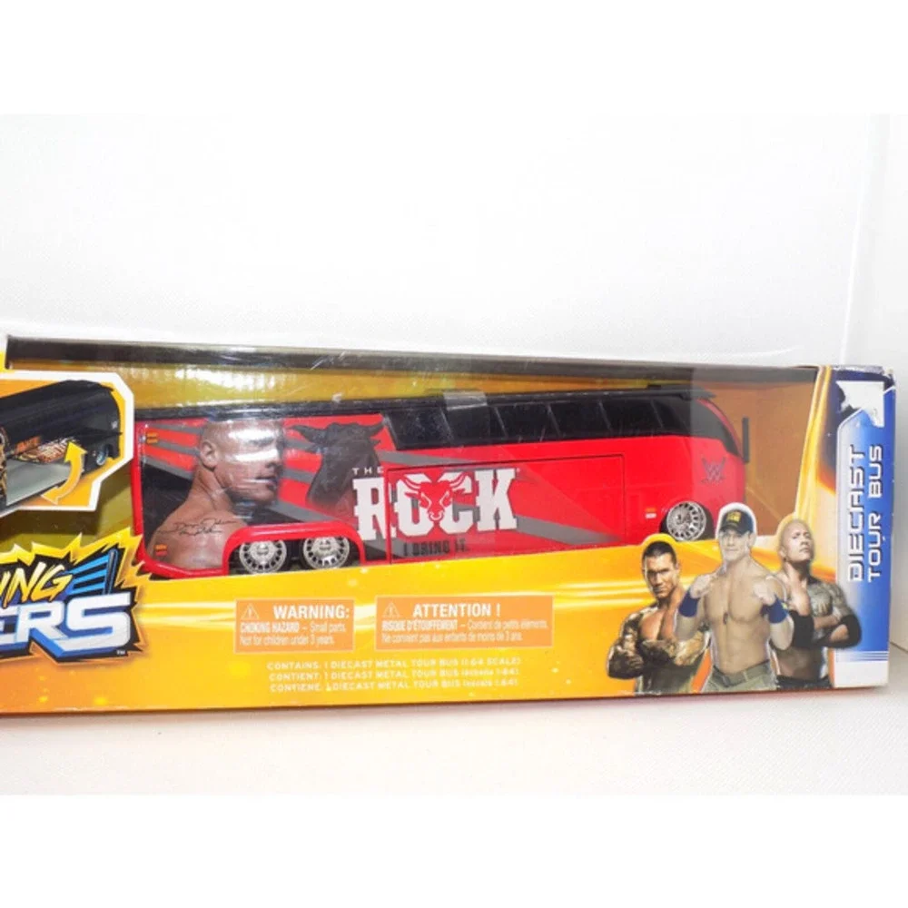 WWE Raging Racers‎ - Diecast Tour Bus - The Rock - Picture 4 of 4